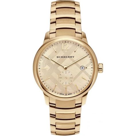 burberry gold mens watch|burberry gold watch men.